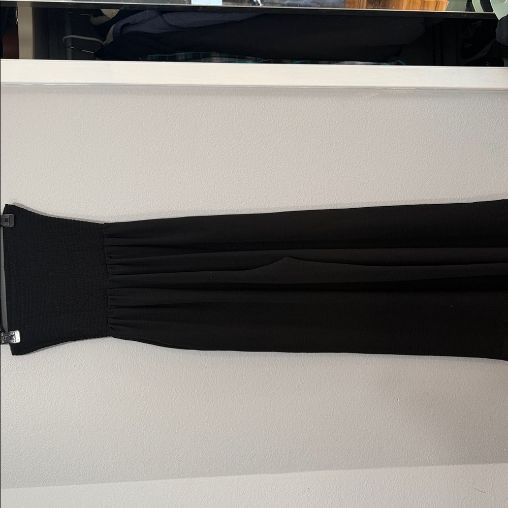 Elegant Black Strapless jumpsuit